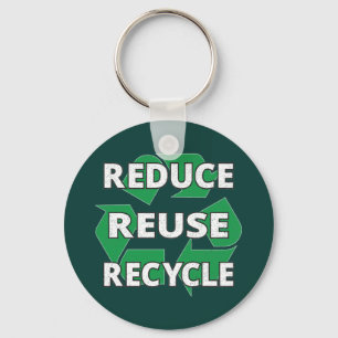 Porte-clés Réutiliser le Jour des terres de recyclage tous le