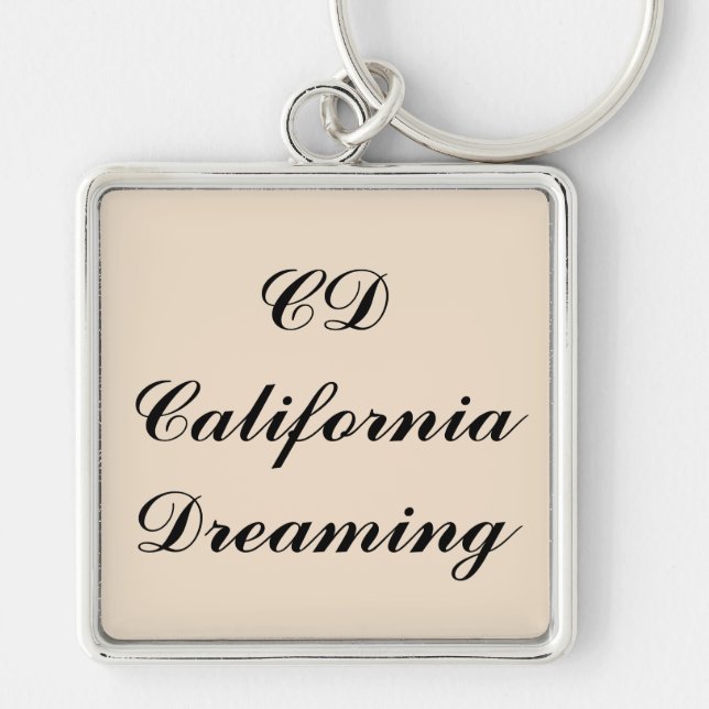 Porte-clés Rêve de Californie Monogramme (Devant)