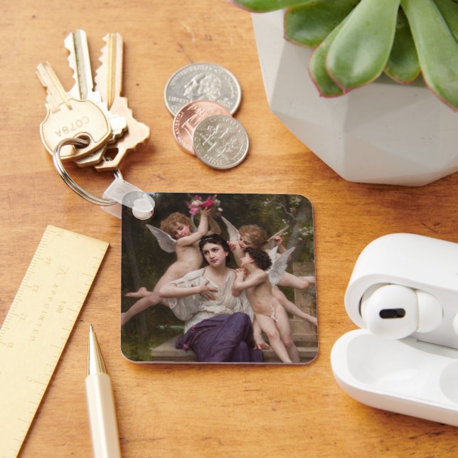 Porte-clés Rêve de printemps, Dream of Spring par Bouguereau (Bureau)