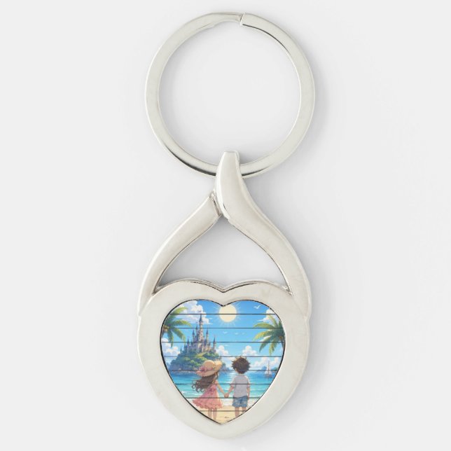 Porte-clés Rêve d'été  (Devant)