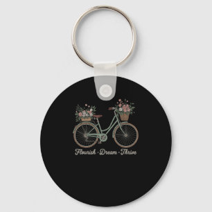 Porte-clés Rêve fleurie Épouser Vélo floral Trump Res subtil