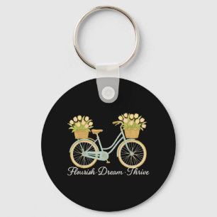 Porte-clés Rêve Flourdissant Épouser Beau Vélo Floral Avec Tu