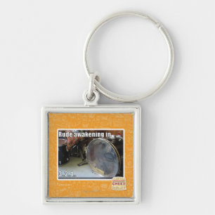 Porte-clés Réveil grossier dedans