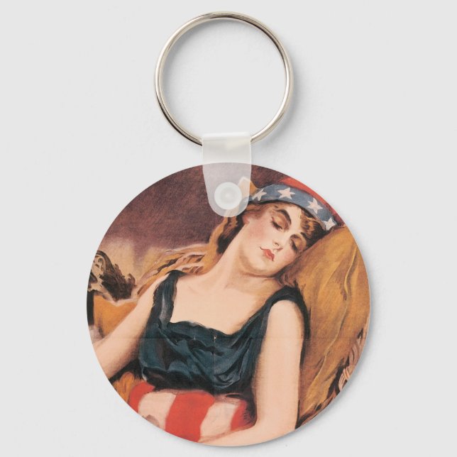 Porte-clés Réveillez-vous l'Amérique (Recto)