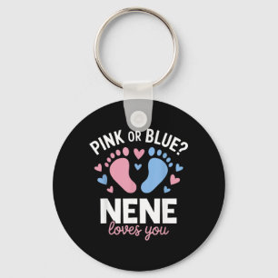 Porte-clés Révélation du sexe de Nene L'aime en rose ou bleu