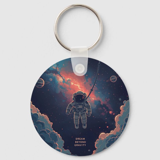 Porte-clés Rêver au-delà de la gravité (Recto)