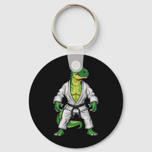 Porte-clés Rex Martial Arts Dinosaur Jiu-jitsu Bjj Karate