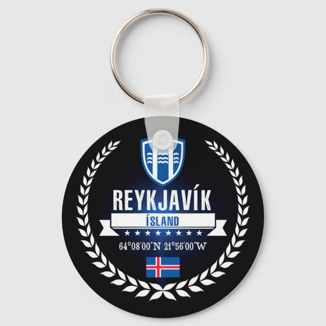 Porte-clés Reykjavík (Recto)