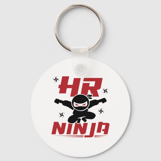 Porte-clés RH Ninja Ressources humaines (Recto)