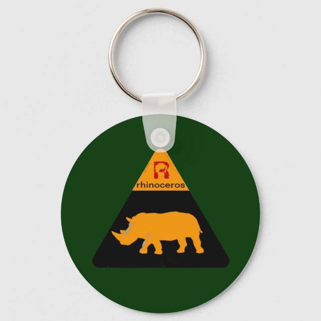 Porte-clés rhinoceros (Recto)