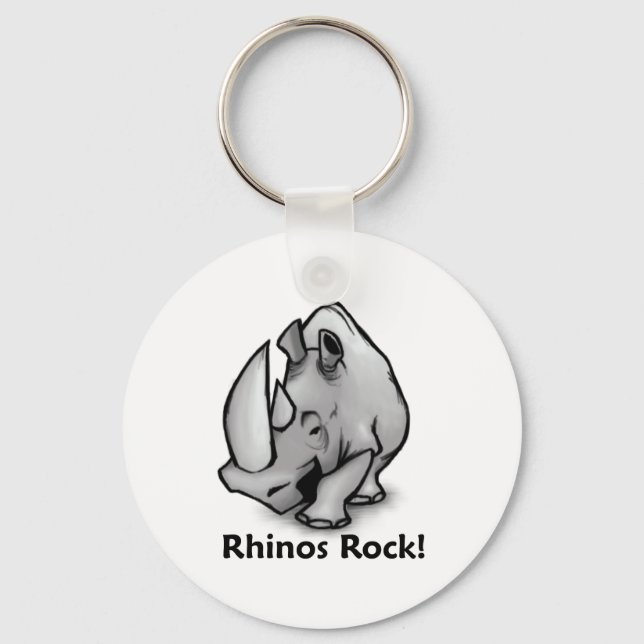 Porte-clés Rhinos Rock! (Recto)
