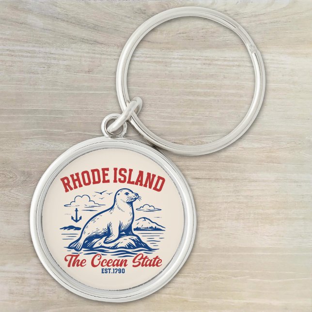 Porte-clés Rhode Island Beach Vibes Gift Idea (Créateur téléchargé)