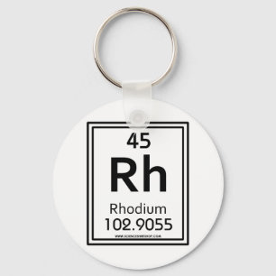 Porte-clés Rhodium 45