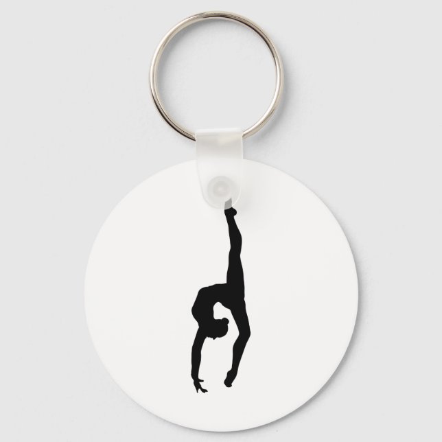 Porte-clés Rhythmic Gymnastics Silhouette (Recto)