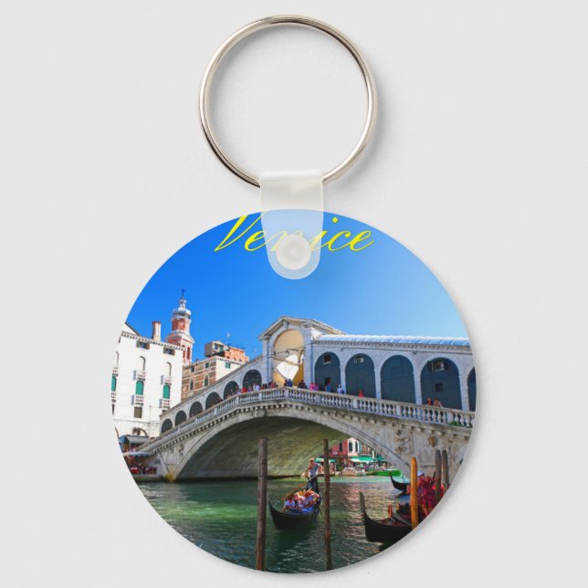 Porte-clés Rialto Bridge Venice - Pro Photo (Recto)