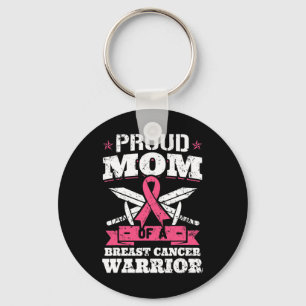 Porte-clés Ribbon De Sensibilisation Rose De Maman Of Breast