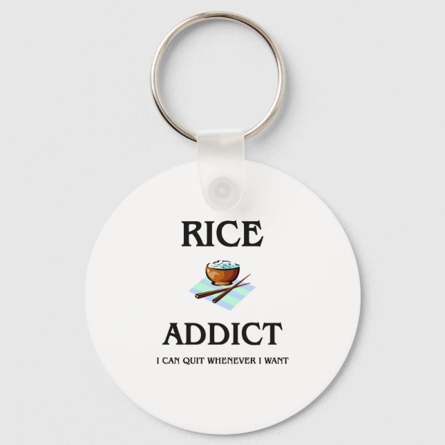 Porte-clés Rice Addict (Recto)