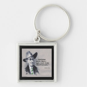 Porte-clés Rick London & Tom Kerr James Joyce & Ego Citation