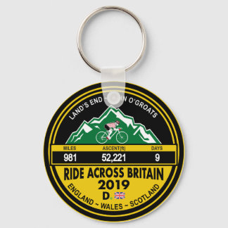 PORTE-CLÉS RIDE ACROSS BRITAIN 2019 KEYCHAIN