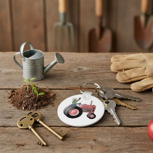 Porte-clés Riding A Tractor