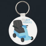 Porte-clés Riding Facile<br><div class="desc">Accentuer un projet pour un sac de voyage en fauteuil roulant.</div>