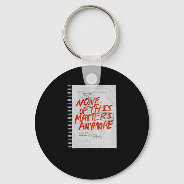 Porte-clés Rien De Tout Cela N'Est Plus - Sticker Math Homewo (Recto)
