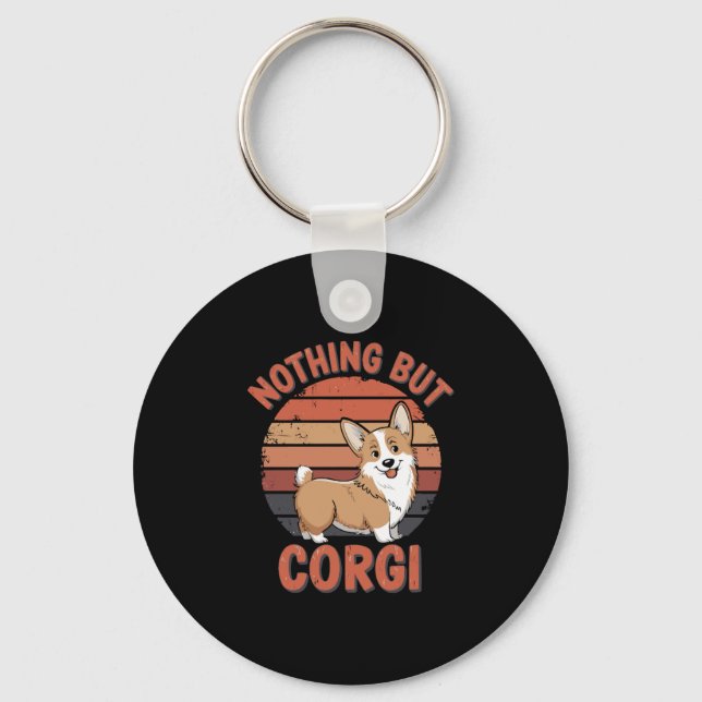 Porte-clés Rien qu'un Corgi (Recto)