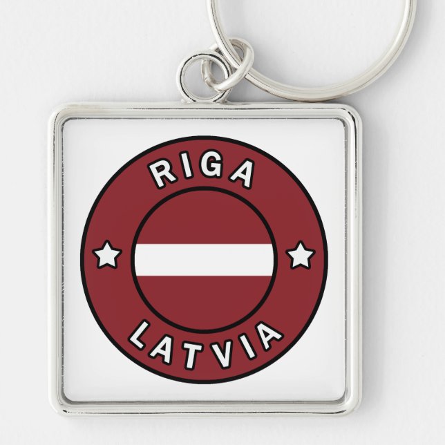 Porte-clés Riga Lettonie (Devant)