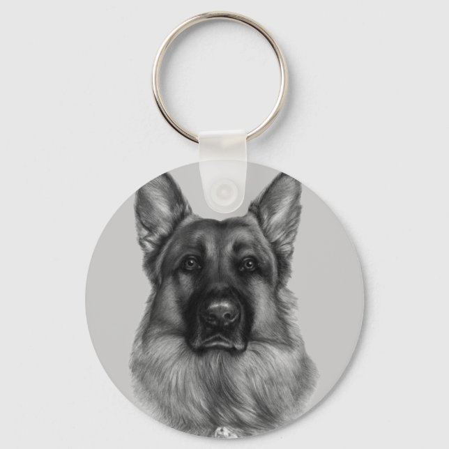 Porte-clés Rikko, German Shepherd (Recto)