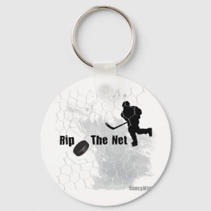 Porte-clés Rip the Net Hockey