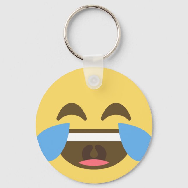 Porte-clés Rire d'Emoji (Recto)