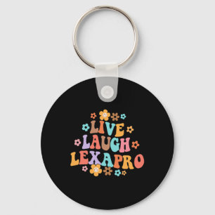 Porte-clés Rire Lexapro Groovy Thérapeute de santé mentale An