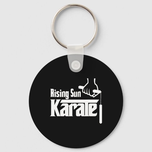 Porte-clés Rising Sun Karate Nunchuck (Recto)