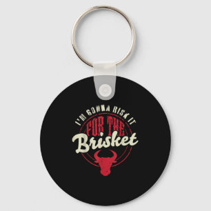 Porte-clés Risque Pour Le Brisket Funny Viande Fumeur Barbecu