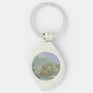Porte-clés Rivière Aniene Paysage Art Nouveau époustouflant