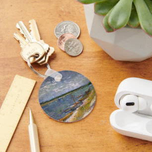 Porte-clés Rivière avec bateaux à rames par Vincent van Gogh