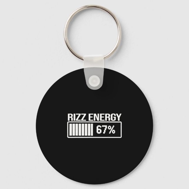 Porte-clés Rizz Energy At 67 Funny Six Seven Gen Alpha Meme  (Recto)