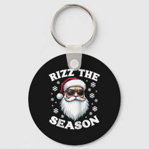 Porte-clés Rizz La Saison Drôle Noël Charme Père Noël Sil