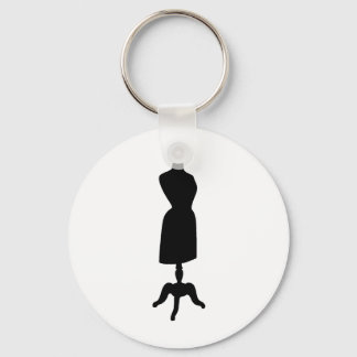 Porte-clés Robe victorienne forme Silhouette