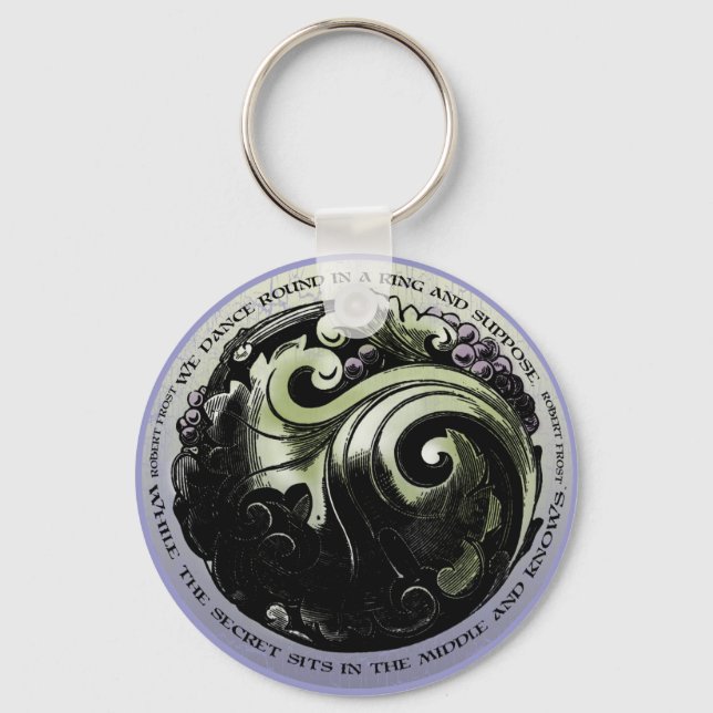 Porte-clés Robert Frost Verse (Recto)