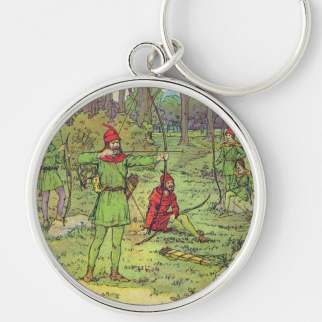 Porte-clés Robin des Bois dans la forêt  (Devant)