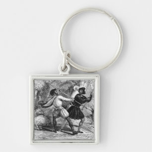 Porte-clés Robin Hood et Tanner avec des Quart-personnels