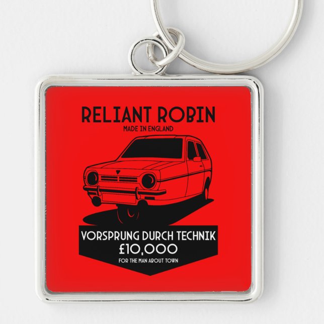 Porte-clés Robin Reliant Trois Roues (Devant)