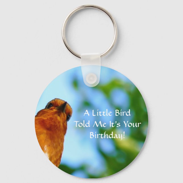 PORTE-CLÉS ROBINS (Recto)