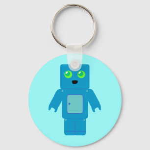 Porte-clés Robot bleu