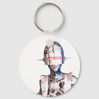 Porte-clés robot domestique