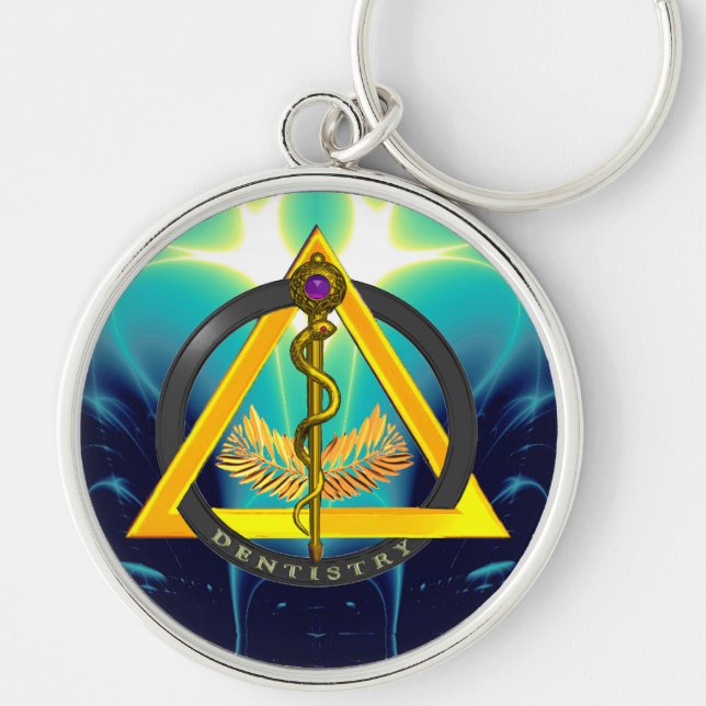 PORTE-CLÉS ROCHE DE LA DENTISSE DENTISTE ASCLEPIUS (Devant)