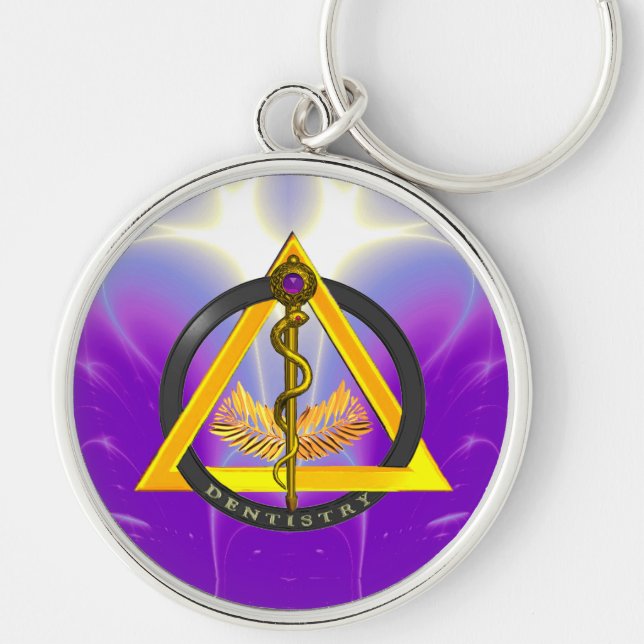 PORTE-CLÉS ROCHE DE LA DENTISSE DENTISTE ASCLEPIUS (Devant)