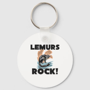 Porte-clés Roche de lémurs