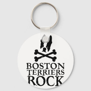 Porte-clés Roche de terriers de Boston